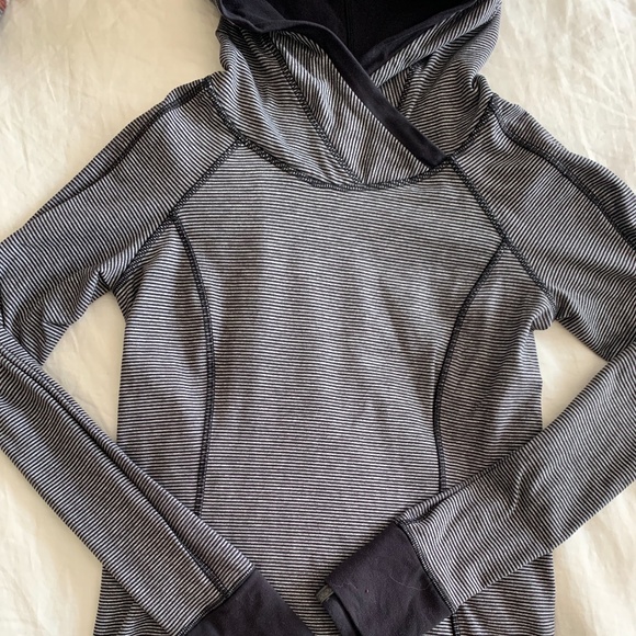 Lululemon Striped Pullover Sweatshirt - Picture 1 of 4
